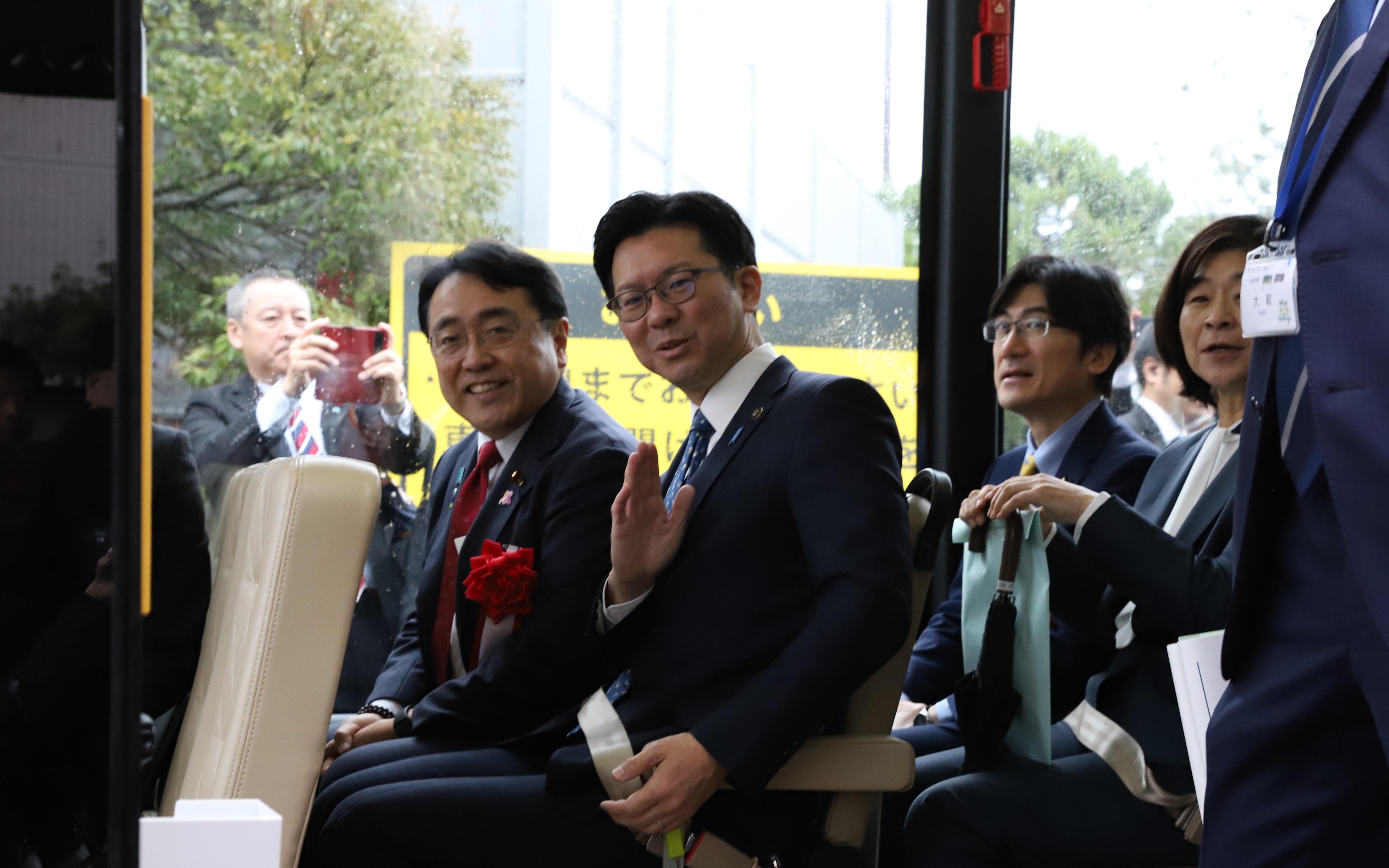 自動運転バス試乗